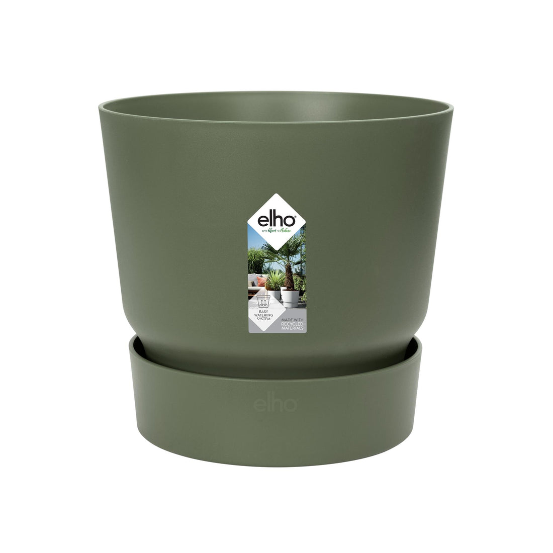 Pot elho Greenville Round groen - D18 x H17